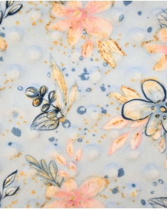 Minky dots digital toff flowers 6026