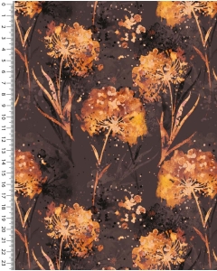 Viscose jersey digital stylez wild flowers 5351