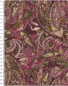 Viscose jersey digital stylez paisley 5352