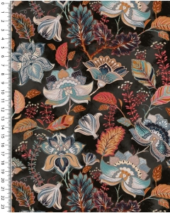 Viscose jersey digital stylez ethnic flowers 5355