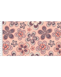 Jersey stylez retro flower 5232