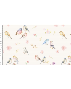 Waffle jersey digital toff birds 5072