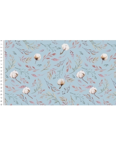 Waffle jersey digital toff cotton leaves 5073