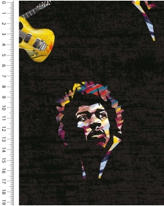 French terry digital toff Jimi Hendrix 5137