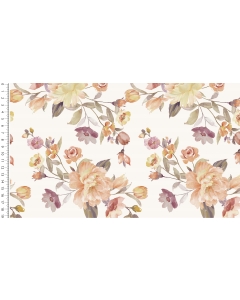 Viscose woven digital stylez wild roses 6003