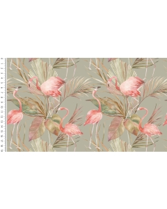 Viscose woven digital stylez flamingo 6004