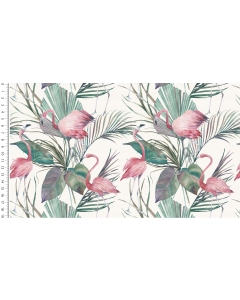 Viscose woven digital stylez flamingo 6004