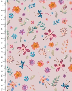 Poplin digital toff summer garden 6018