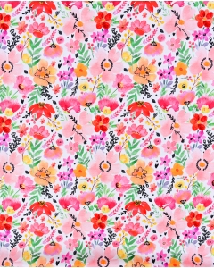 French Terry Digital Flowers 5917