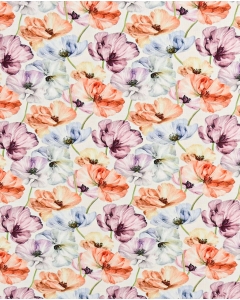 Bamboo Jersey Digital Faded Flowers 5952