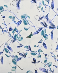 Poplin Stretch Leaves 5976