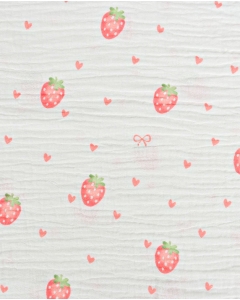 Double Gauze Strawberry 6056