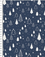 Poplin toff christmas trees 5384