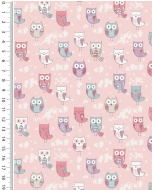 Poplin little ones colourful owl 5278