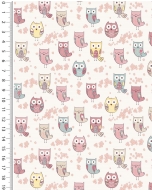 Poplin little ones colourful owl 5278