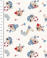 Poplin little ones pirates 5281