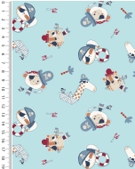 Poplin little ones pirates 5281
