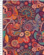 Alpen fleece digital toff retro flower 5377