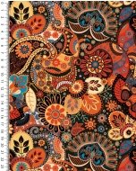 Alpen fleece digital toff retro flower 5377