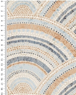 Silicone stretch poplin stylez waves 5217