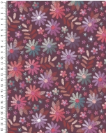 Jersey digital toff embroided flower 5336