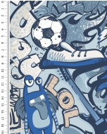 French terry toff graffiti monster 5248