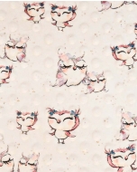 Minky digital little ones owls 5143