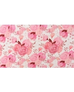 Waffle jersey digital toff sparkling flowers 5148