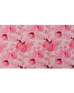 Waffle jersey digital toff sparkling flowers 5148