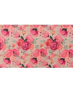 Waffle jersey digital toff sparkling flowers 5148