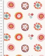 Double gauze toff retro circles 5255