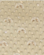 Minky dots digital little ones rainbow 6025