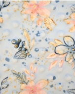 Minky dots digital toff flowers 6026