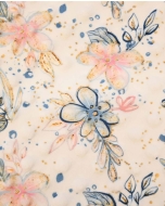 Minky dots digital toff flowers 6026