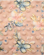 Minky dots digital toff flowers 6026