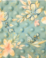 Minky dots digital toff flowers 6026