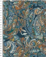 Viscose jersey digital stylez paisley 5352