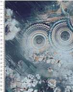 Viscose jersey digital stylez mystic flowers 5353