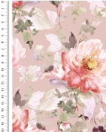 French terry digital toff bloom 5135