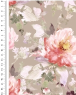 French terry digital toff bloom 5135