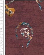 French terry digital toff Jimi Hendrix 5137