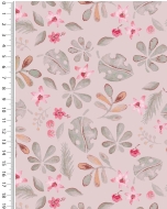 Poplin digital little ones jungle leaves 6012