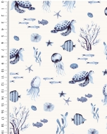 Poplin digital toff sealife 6014