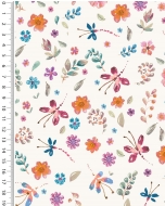 Poplin digital toff summer garden 6018