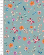 Poplin digital toff summer garden 6018