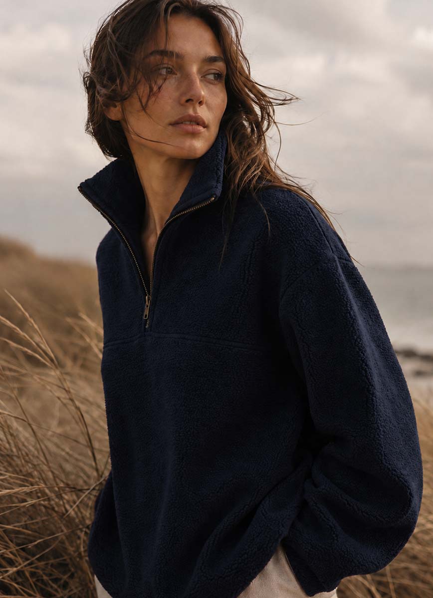 Zachte fleece stof